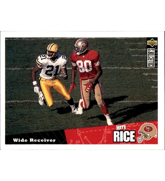 CARD JERRY RICE UPPER DECK COLLECTOR'S CHOICE