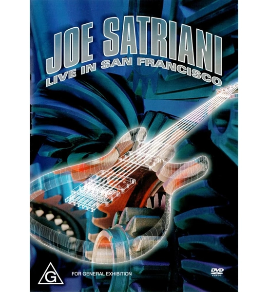 DVD JOE SATRIANI LIVE IN SAN FRANCISCO