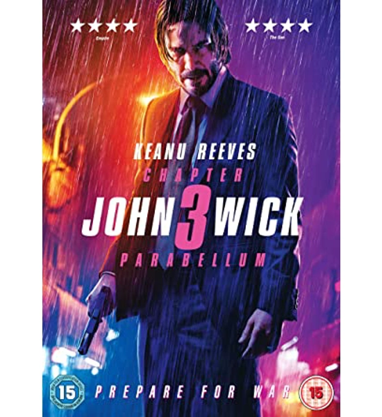 DVD JOHN WICK CHAPTER 3 PARABELLUM