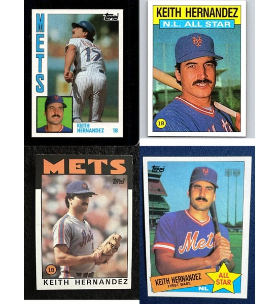 CARD 4X KEITH HERNANDEZ
