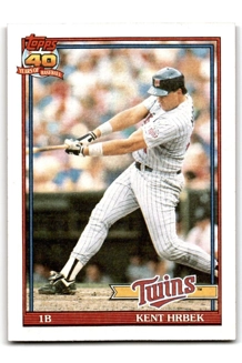 CARD KENT HRBEK TOPPS 710