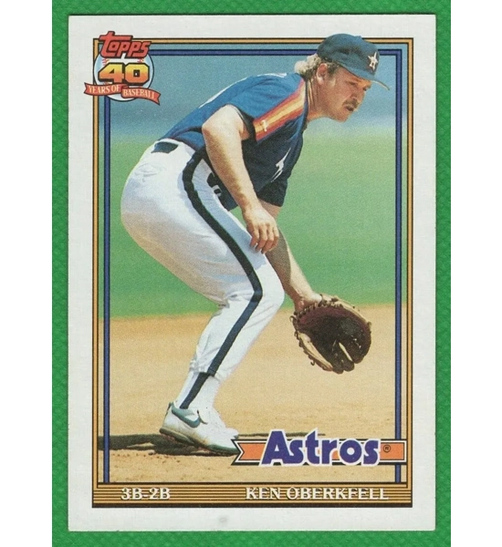 CARD KEN OBERKFELL TOPPS