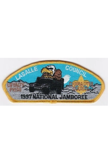 PATCH BSA LASALLE COUNCIL 1997 NAT. JAMBOREE