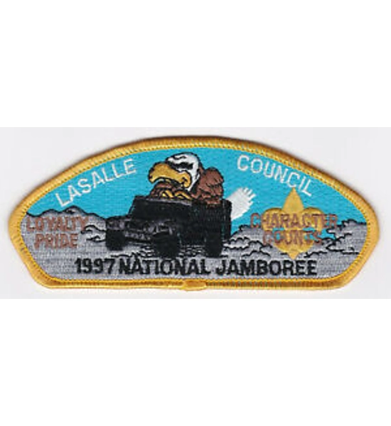 PATCH BSA LASALLE COUNCIL 1997 NAT. JAMBOREE