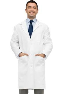 LAB COAT MEDICAL LONG WHITE