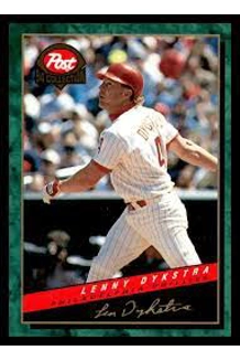 CARD LENNY DYKSTRA POST