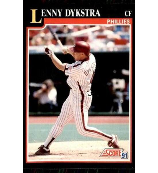 CARD LENNY DYKSTRA SCORE