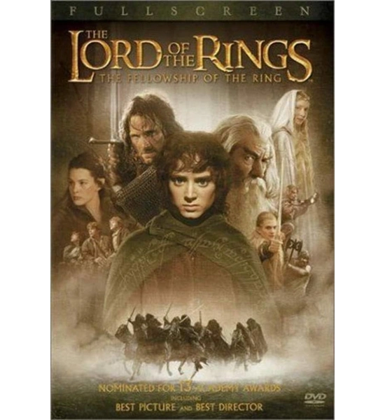 DVD THE LORD OF THE RINGS THE FELLOWSHIP OF THE RING