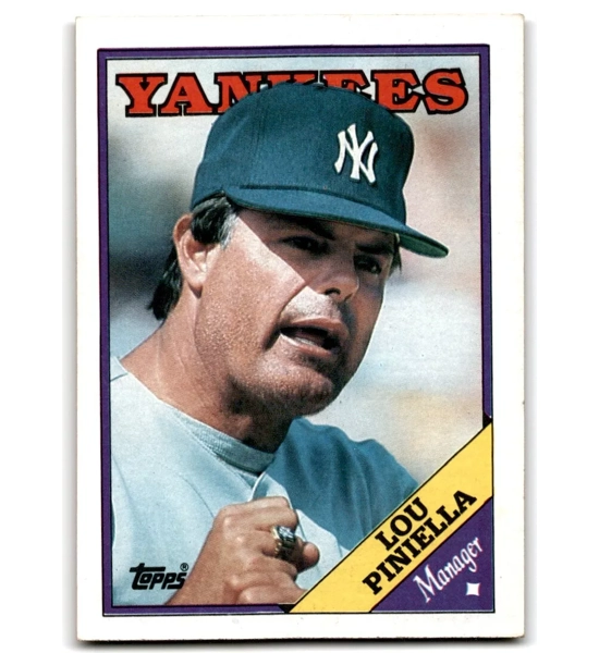 CARD LOU PINIELLA TOPPS 44