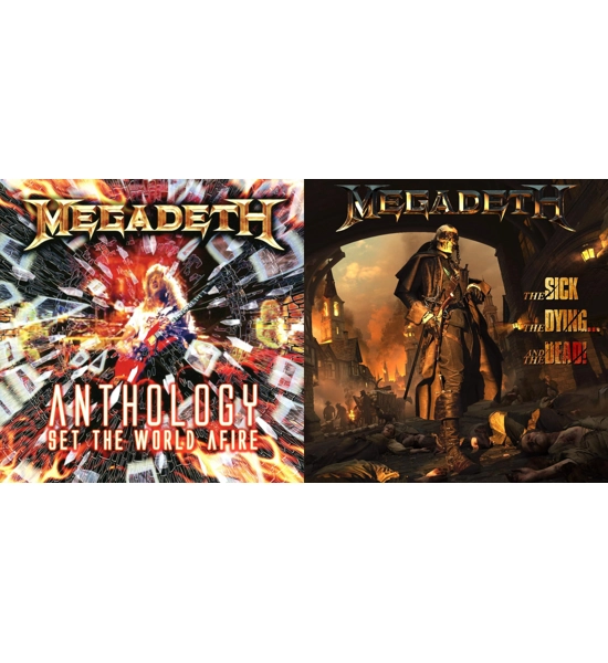 MEGADETH ALBUM 2X ANTHOLOGY