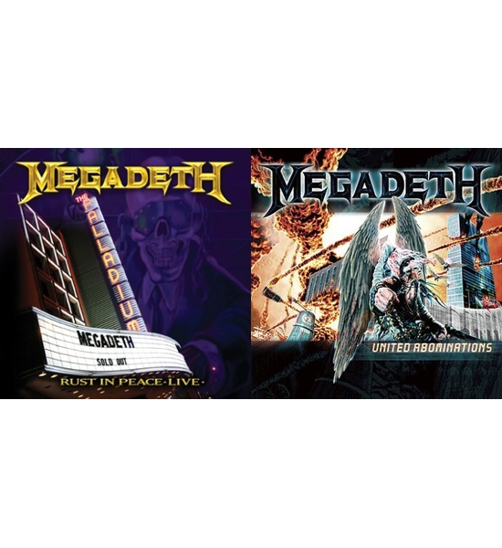MEGADETH ALBUM 2X UNITED