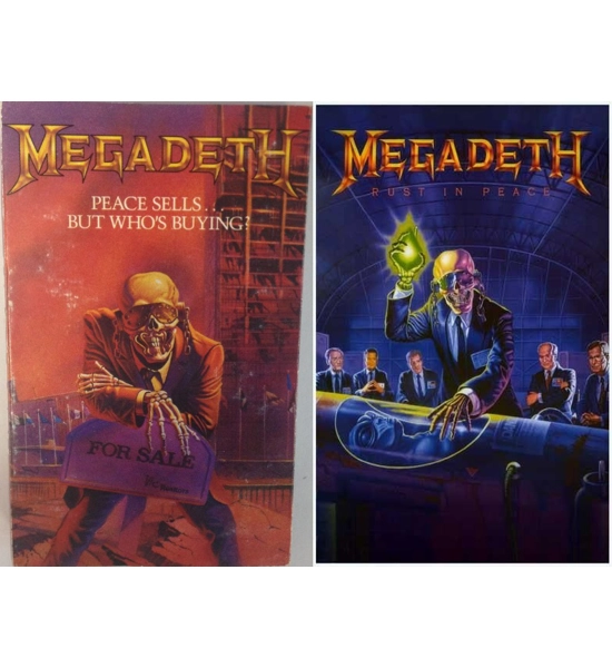 CASSETTE MEGADETH PEACE SELLS AND RUST IN PEACE