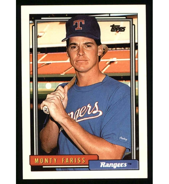 CARD MONTY FARISS TOPPS