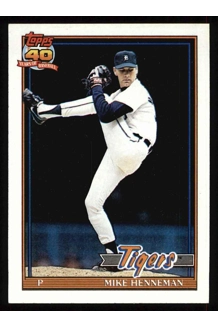 CARD MIKE HENNEMAN TOPPS