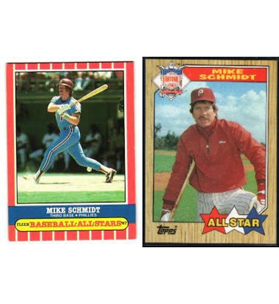 CARD 2X MIKE SCHMIDT
