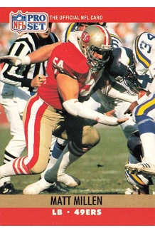 CARD MATT MILLEN PRO SET