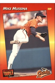 CARD MIKE MUSSINA TRIPLE PLAY 237