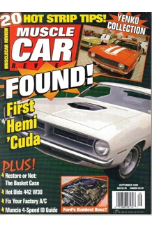 BOOK MUSCLE CAR REVIEW SEPTEMBER 1999