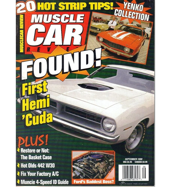 BOOK MUSCLE CAR REVIEW SEPTEMBER 1999