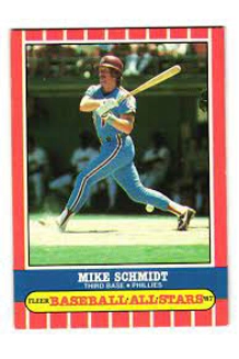 CARD MIKE SCHMIDT FLEER