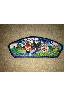 PATCH BSA MORAINE TRAILS COUNCIL 1997 NAT. JAMBO..