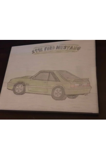 SKETCH MUSTANG