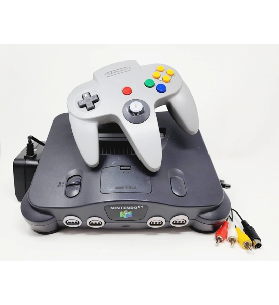 N64 CONSOLE CORDS CONTROLLERS