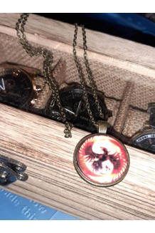 NECKLACE PHOENIX ON FIRE