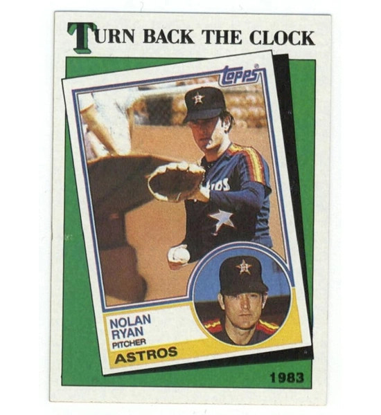CARD NOLAN RYAN TOPPS TURN BACK THE CLOCK