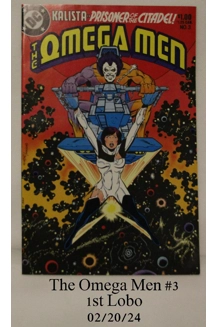 COMIC THE OMEGA MEN 3 1ST LOBO