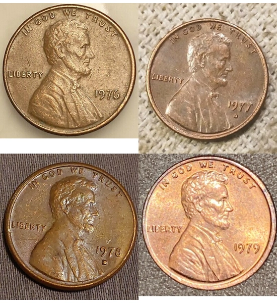 COIN 1976 PENNY 4X