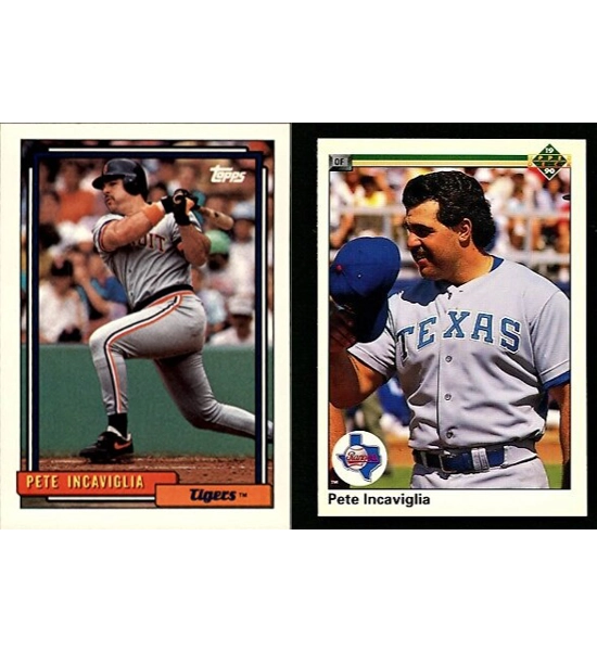 CARD 2X PETE INCAVIGLIA