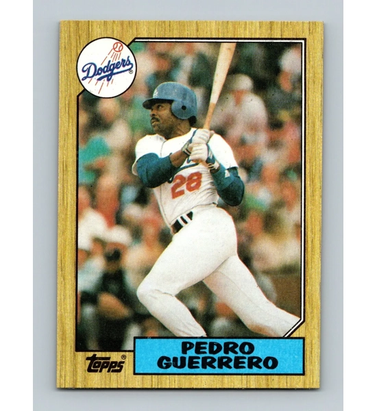 CARD PEDRO GUERRERO TOPPS