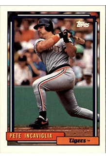 CARD PETE INCAVIGLIA TOPPS