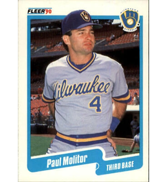 CARD PAUL MOLITOR FLEER 330
