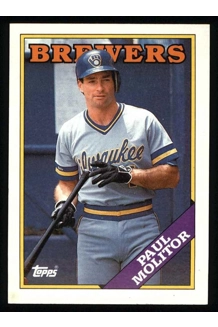 CARD PAUL MOLITOR TOPPS 465