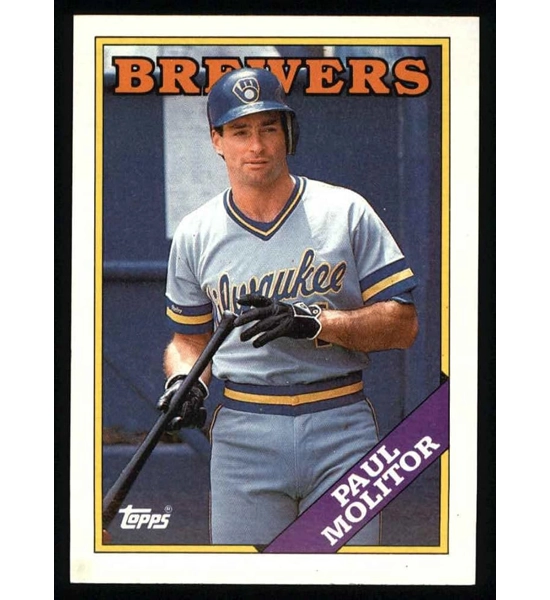 CARD PAUL MOLITOR TOPPS 465