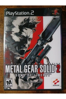 PS2 METAL GEAR SOLID 2 SONS OF LIBERTY
