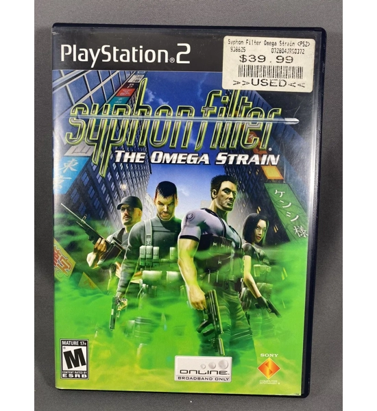 PS2 SYPHON FILTER THE OMEGA STRAIN