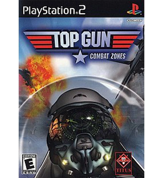 PS2 TOP GUN COMBAT ZONES