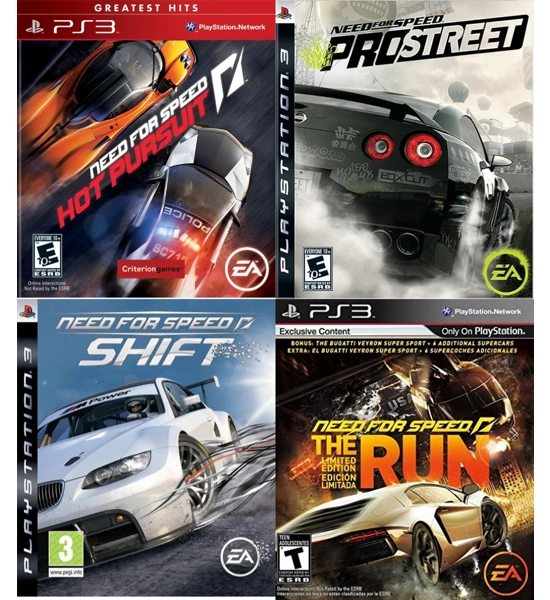 PS3 NEED FOR SPEED 4X