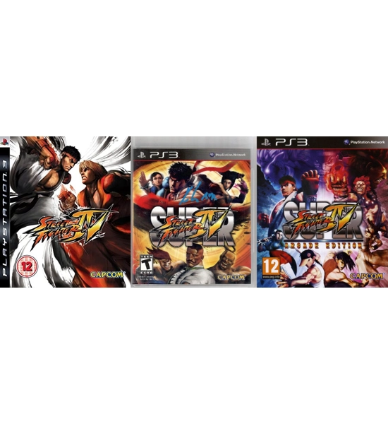 PS3 STREET FIGHTER IV 3X