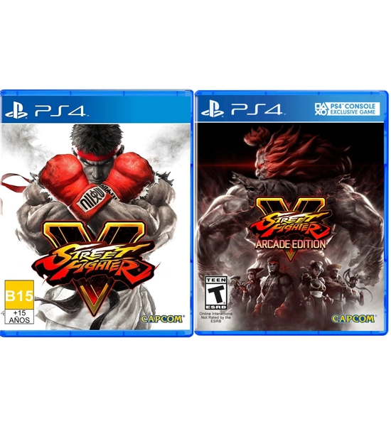 PS4 2X STREET FIGHTER
