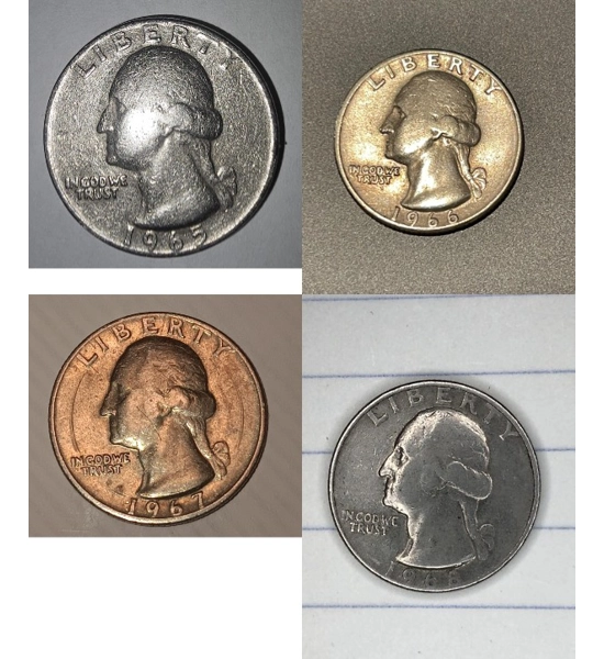 COIN 1965 QUARTER 4X