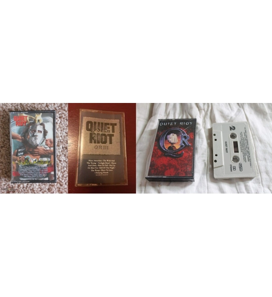 CASSETTE QUIET RIOT 3X
