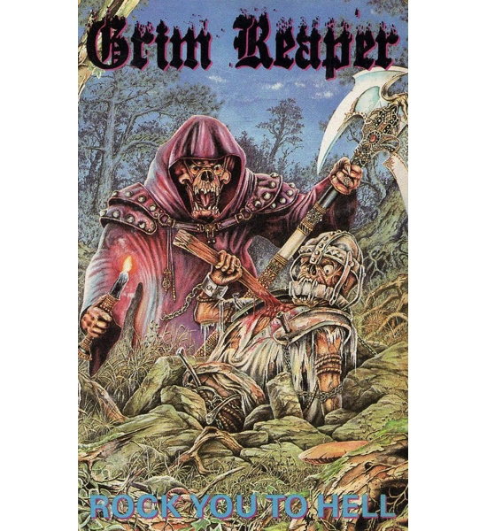CASSETTE GRIM REAPER ROCK YOU TO HELL