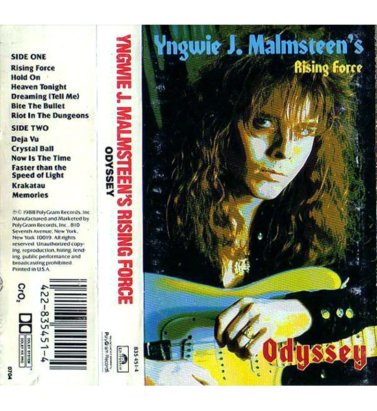 CASSETTE YNGWIE MALMSTEEN ODYSSEY