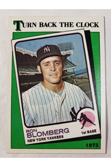 CARD RON BLOMBERG TURN BACK THE CLOCK