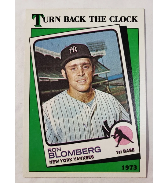 CARD RON BLOMBERG TURN BACK THE CLOCK