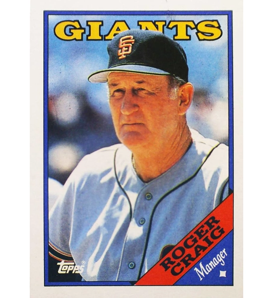 CARD ROGER CRAIG TOPPS